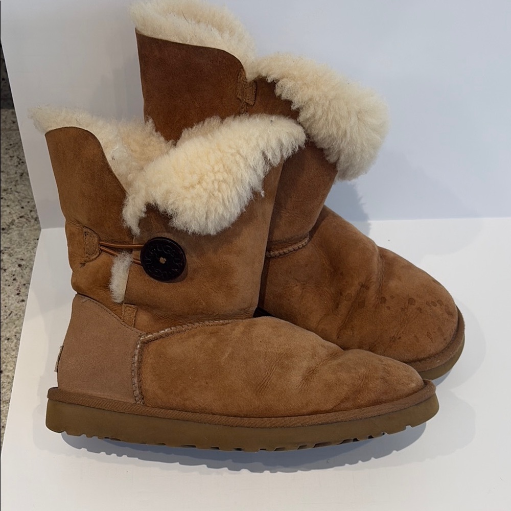 UGG Women's Shearling Lined Boots, Tobacco Color